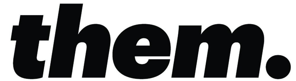 The word "them." is written in bold, black lowercase letters on a white background.